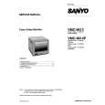 SANYO VMC86138614 Service Manual cover photo