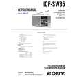 SONY ICFSW35 Service Manual cover photo