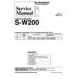 PIONEER SW200 Service Manual cover photo