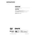 KENWOOD DDX340 Owner's Manual cover photo