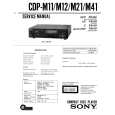 SONY CDPM11 Service Manual cover photo
