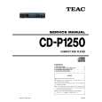 TEAC CD-P1250 Service Manual cover photo