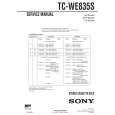 SONY TCWE835S Service Manual cover photo
