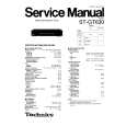 TECHNICS STGT630 Service Manual cover photo