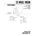 SONY SSM50E Service Manual cover photo