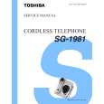 TOSHIBA SG1981 Service Manual cover photo