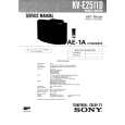 SONY KVE2511D Service Manual cover photo