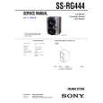 SONY SSRG444 Service Manual cover photo