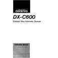 ONKYO DXC600 Owner's Manual cover photo