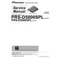 PIONEER PRS-D5000SPL/XH/EW Service Manual cover photo