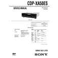 SONY CDPXA50ES Service Manual cover photo