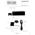 KENWOOD KDCC400 Service Manual cover photo