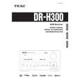 TEAC DRH300 Owner's Manual cover photo