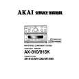 AKAI AX815/K Service Manual cover photo