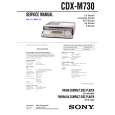 SONY CDXM730 Service Manual cover photo