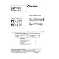 PIONEER PD-107 Service Manual cover photo