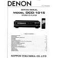 DENON DCD1015 Service Manual cover photo