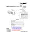 SANYO PLCXW20 Service Manual cover photo