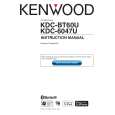 KENWOOD KDC-6047U Owner's Manual cover photo