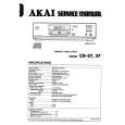 AKAI CD-27 Service Manual cover photo