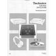 TECHNICS SHDJ1200 Owner's Manual cover photo