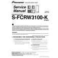 PIONEER S-FCRW3100-K/XTWUC Service Manual cover photo