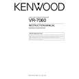 KENWOOD VR-7060 Owner's Manual cover photo