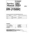 PIONEER XRJ1500C Service Manual cover photo