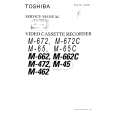 TOSHIBA M462 Service Manual cover photo