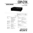 SONY CDP-C735 Service Manual cover photo