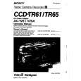 SONY CCDTR61 Owner's Manual cover photo