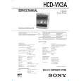 SONY HCDVX3A Service Manual cover photo