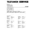 TELEFUNKEN HS860 Service Manual cover photo