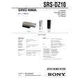 SONY SRSDZ10 Service Manual cover photo