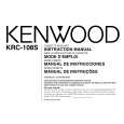 KENWOOD KRC108C Owner's Manual cover photo