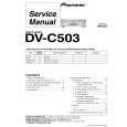 PIONEER DV-C503 Service Manual cover photo