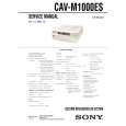SONY CAVM1000ES Service Manual cover photo