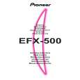 PIONEER EFX-500 Owner's Manual cover photo