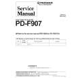 PIONEER PD-F907/KUXQ Service Manual cover photo