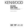 KENWOOD DVF3550 Owner's Manual cover photo