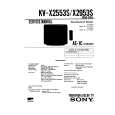 SONY KVX2553S Service Manual cover photo