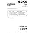 SONY SRSPC57 Service Manual cover photo