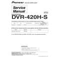 PIONEER DVR-420H-S Service Manual cover photo