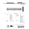 SONY SAT-W60 Service Manual cover photo