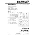 SONY XRS999MK2 Service Manual cover photo