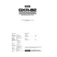 AKAI GXR-82 Owner's Manual cover photo