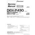 PIONEER DEH-P4300-2 Service Manual cover photo