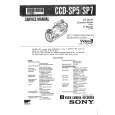 SONY CCDSP7 Service Manual cover photo