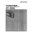 TOSHIBA RT2300 Service Manual cover photo