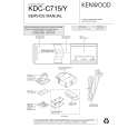 KENWOOD KDC-C715 Service Manual cover photo